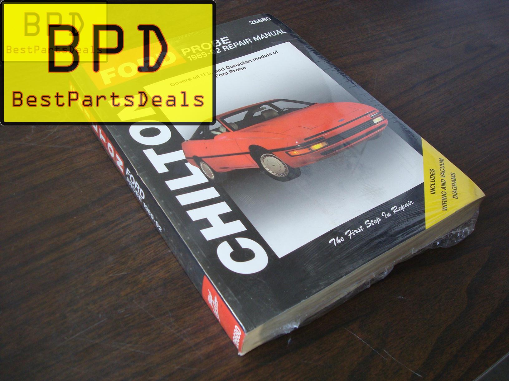 Ford probe shop manual 1994 chilton #4