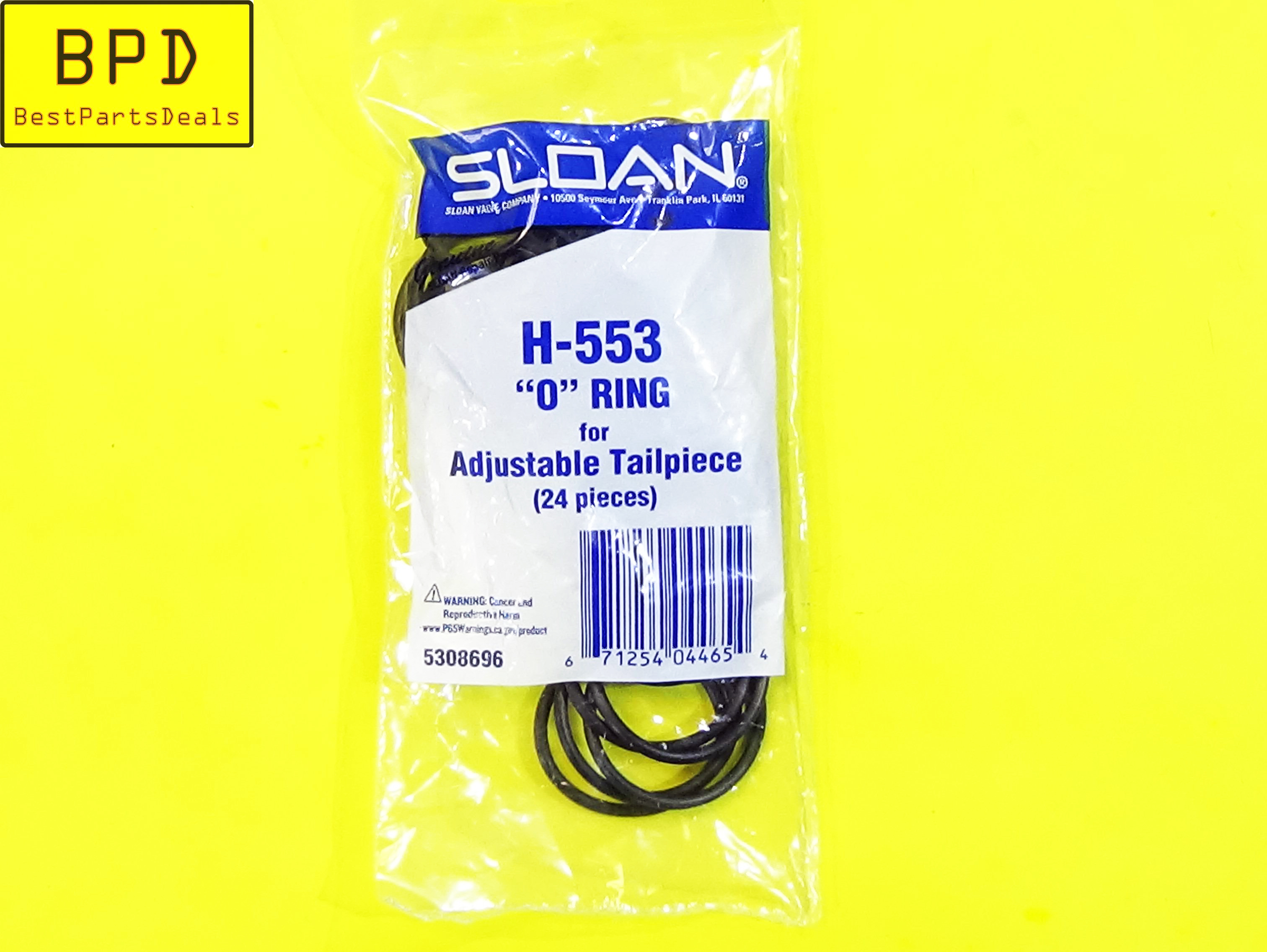 24-Pack Stop Tailpiece O-Rings For Sloan Flushometer - Replaces Sloan H553A, ORK-0009